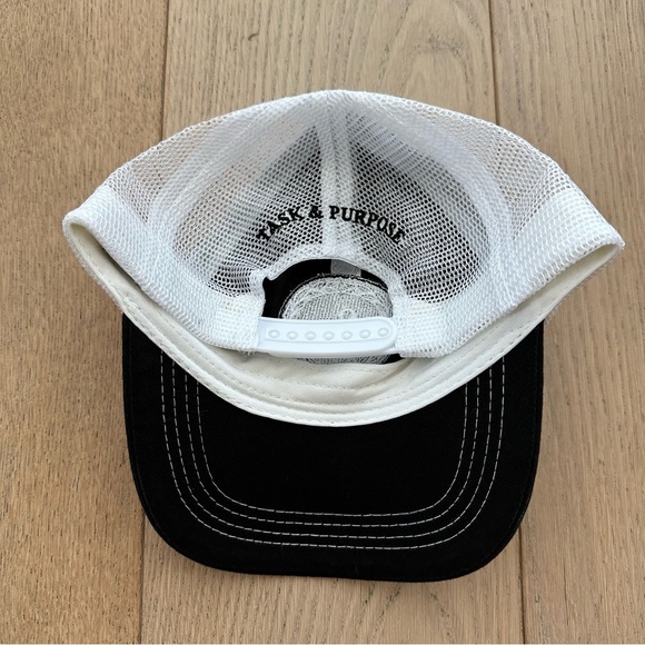 Unisex Task & Purpose Black & White Embroidered Trucker Hat - OS - Picture 4 of 6